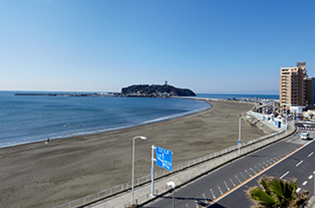 ほてる汐彩江の島風景