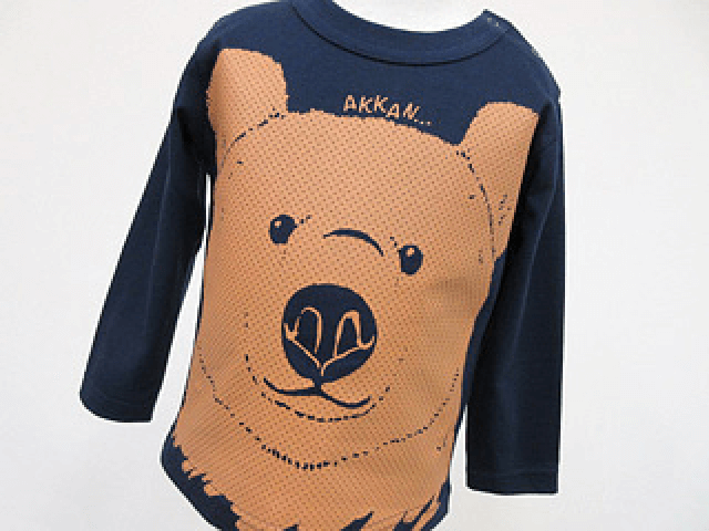 長袖Tシャツ・AKKAN BEAR
                                                             （アッカンベアー）