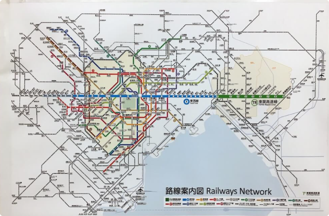 路線図で「高低差」を見てびっくりする