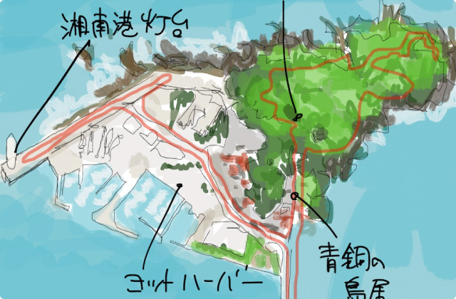 偶然目覚めた朝は、日の出ラーン。湘南江の島駅から本日一番乗りの江の島へ